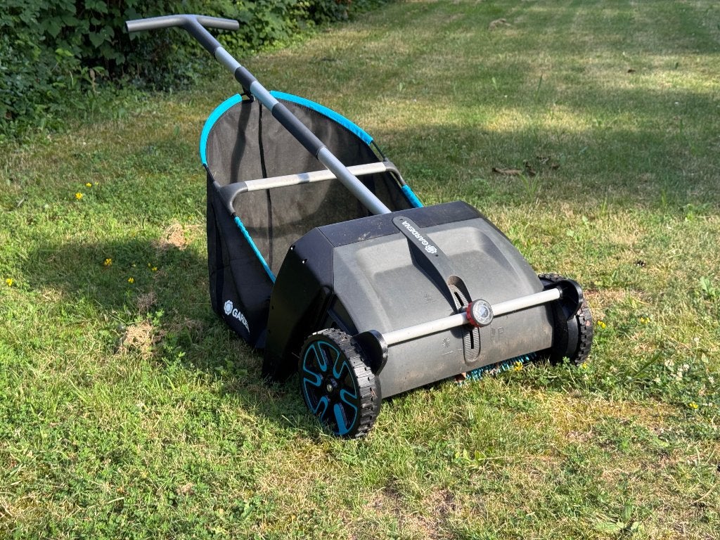 Gardena bladverzamelaar, Tuin en Terras, Veegmachines, Ophalen, Gebruikt, Gardena