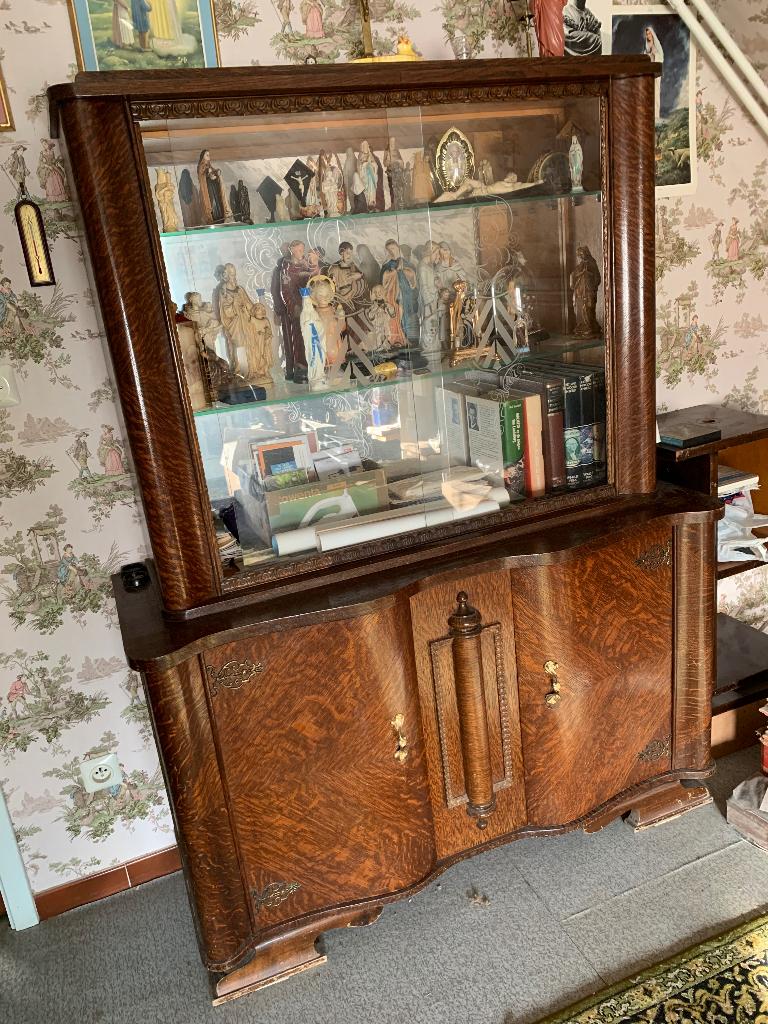 Armoire de fenêtre, Klassiek, 100 à 150 cm, Utilisé, Autres essences de bois