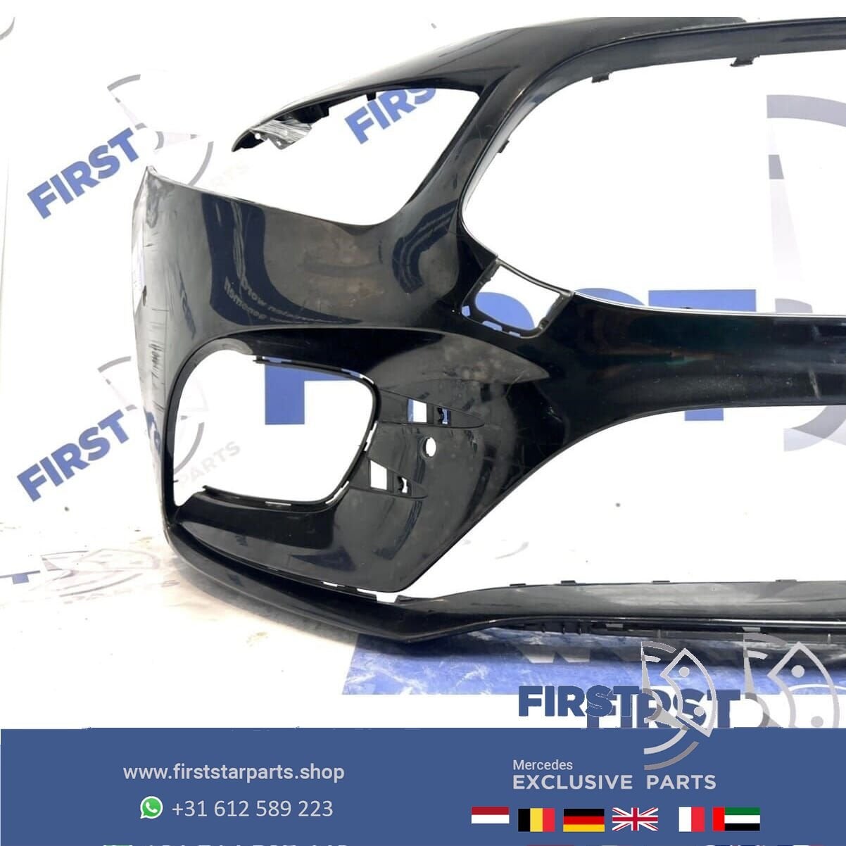 W177 A Klasse A35 AMG VOORBUMPER ZWART Mercedes ORIGINEEL 20, Gebruikt, -, Voor, Ophalen of Verzenden