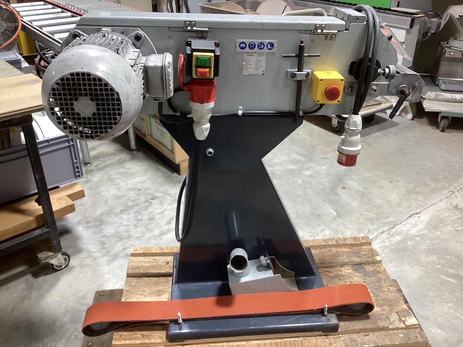 Professionele schuurband optimum, Ophalen