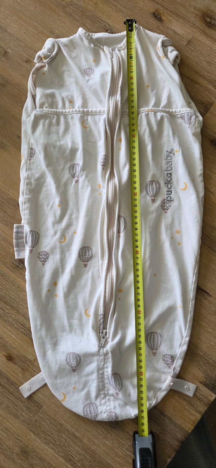 Slaapzak Puckababy Mini 3-6 maanden, Kinderen en Baby's, Puckababy, Ophalen of Verzenden, Zo goed als nieuw, Beige