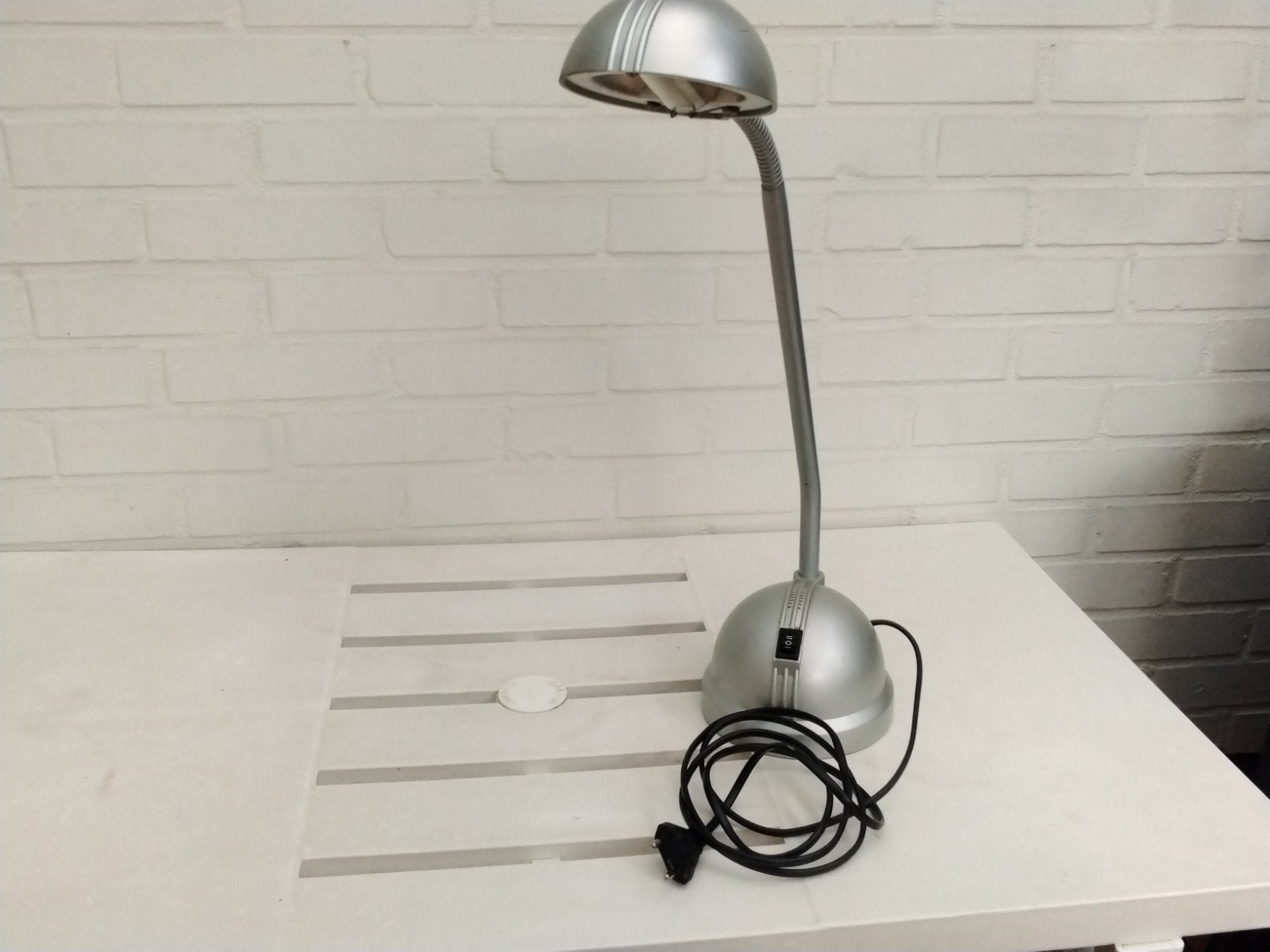 Bureau lampje, Ophalen