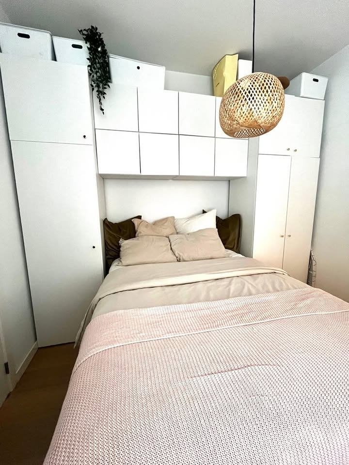 Bed Ikea Brimnes met lades + matras, Huis en Inrichting, Ophalen, Wit, Tweepersoons, 140 cm