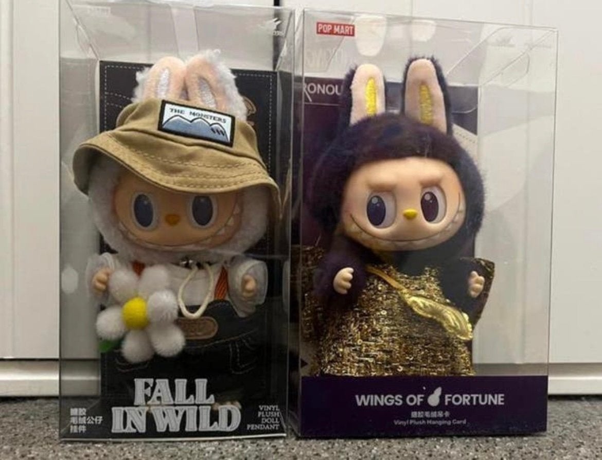 2 labubu’s % original pop mart, Ophalen, Zo goed als nieuw