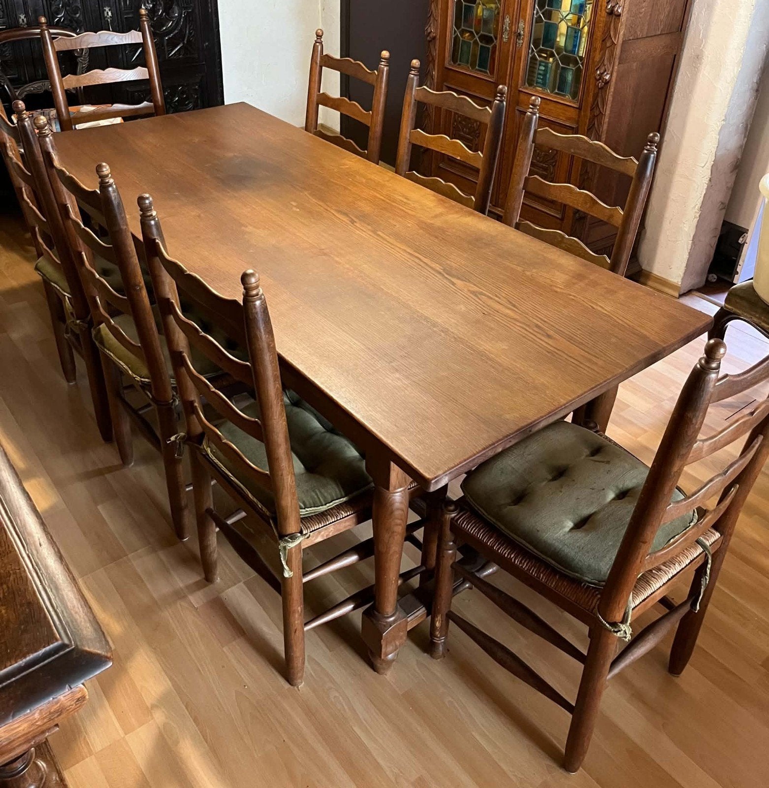 Table + chaises, Antiquités & Art, Enlèvement