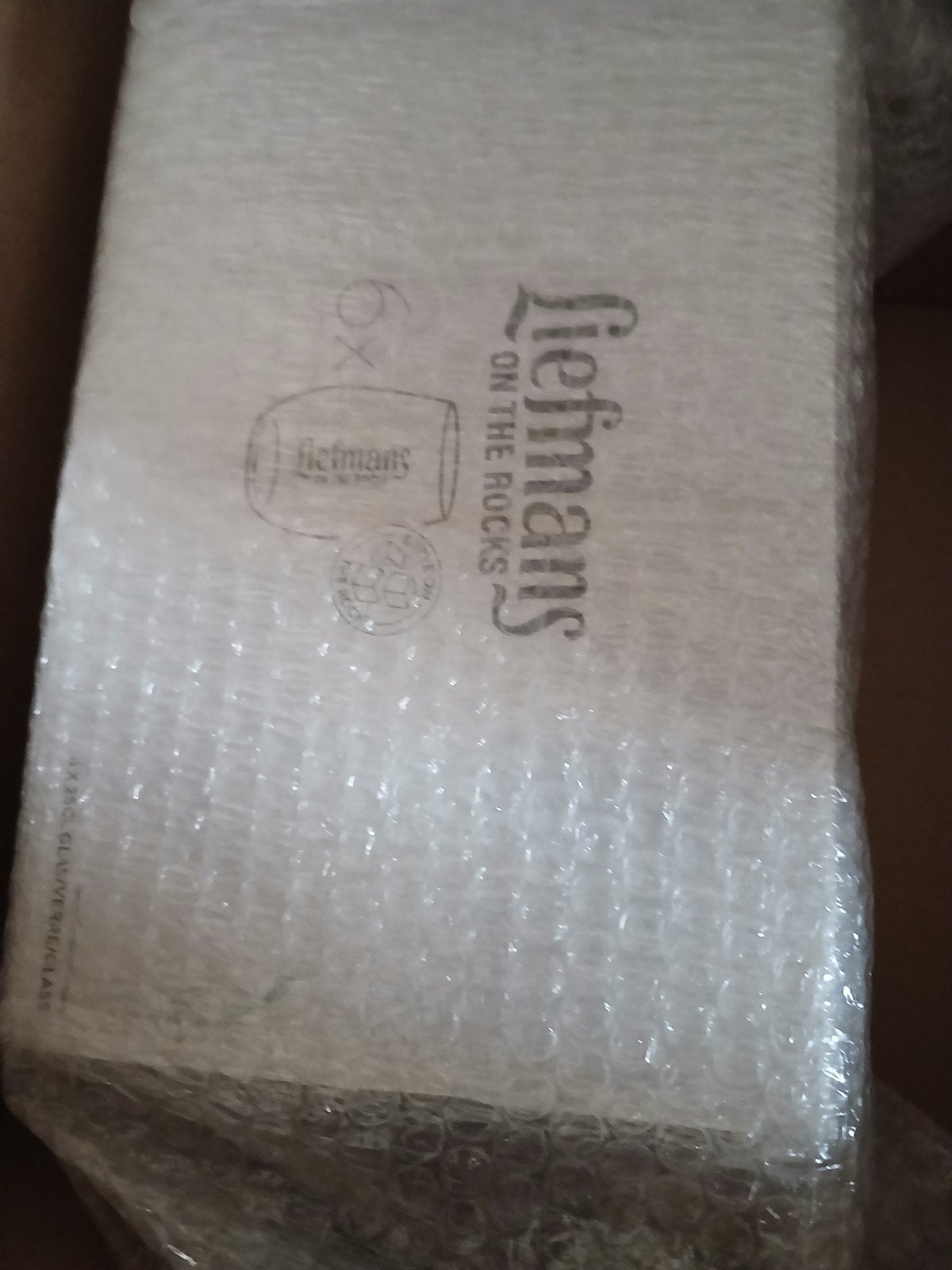 glazen liefmans  fruit bier glas on the rocks  4., Ophalen, Nieuw, Bierglas