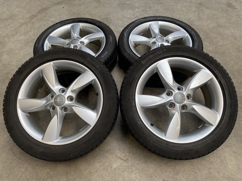 17 inch originele velgen + winterbanden Audi A3 8V0071497 se, Auto-onderdelen, Gebruikt, -, -, Banden en Velgen