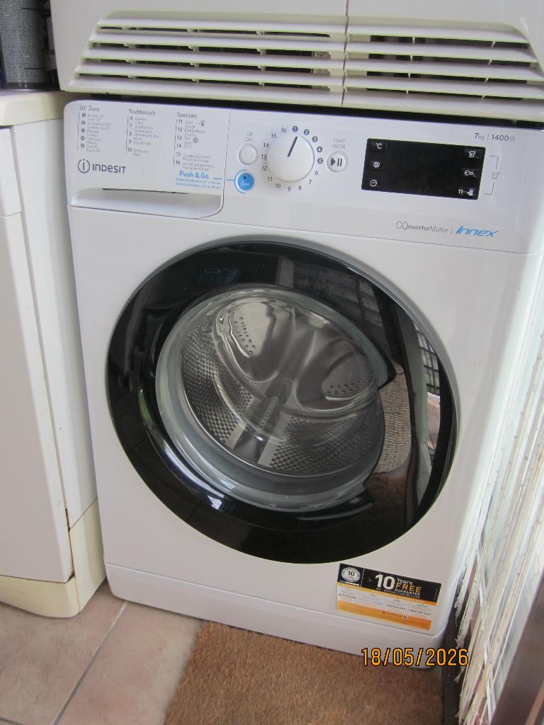 Wasmachine, Ophalen, 1200 tot 1600 toeren, Energieklasse A of zuiniger, 8 tot 10 kg