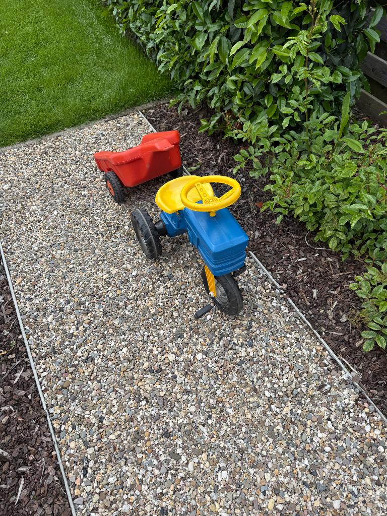 Speelgoed tractor, Ophalen, Gebruikt