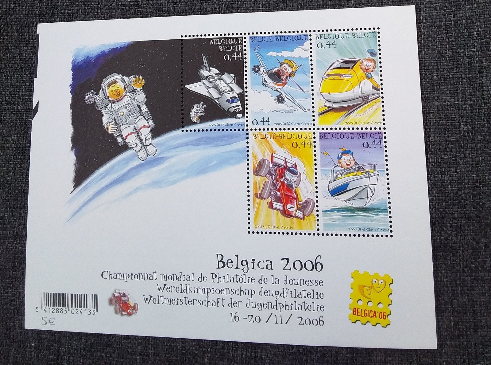 postzegelvel belgica 2006, Postzegels en Munten, Postzegels | Europa | UK, Ophalen of Verzenden