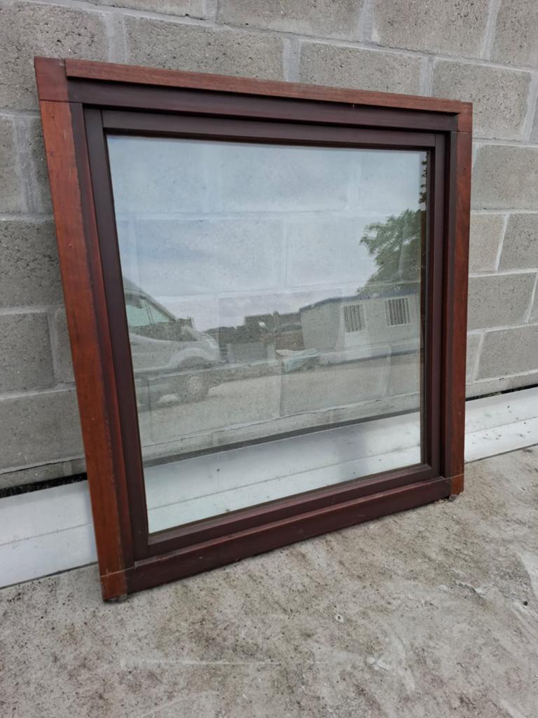 Vensterraam met dubbel glas, Ophalen, Zo goed als nieuw, Hout