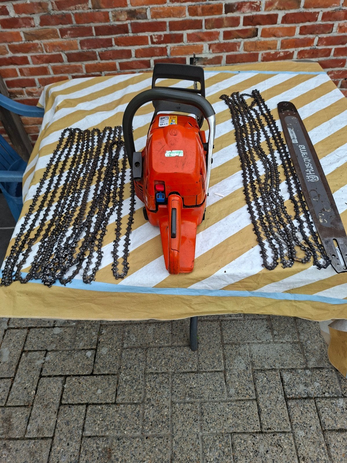 kettingzaag 50 en 70 cm, Ophalen