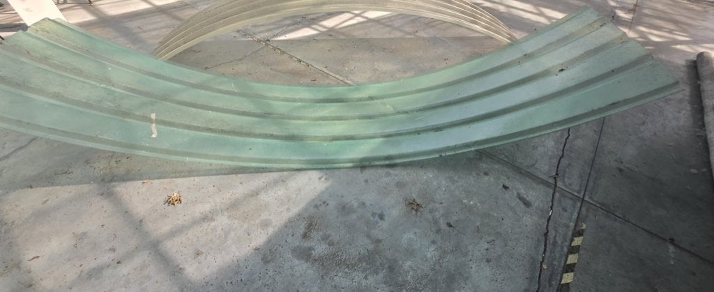 Plastic dakplaten, Doe-het-zelf en Bouw, Dakpannen en Dakbedekking, Gebruikt, Golfplaat, Kunststof, Overige kleuren, 5 tot 10 m²