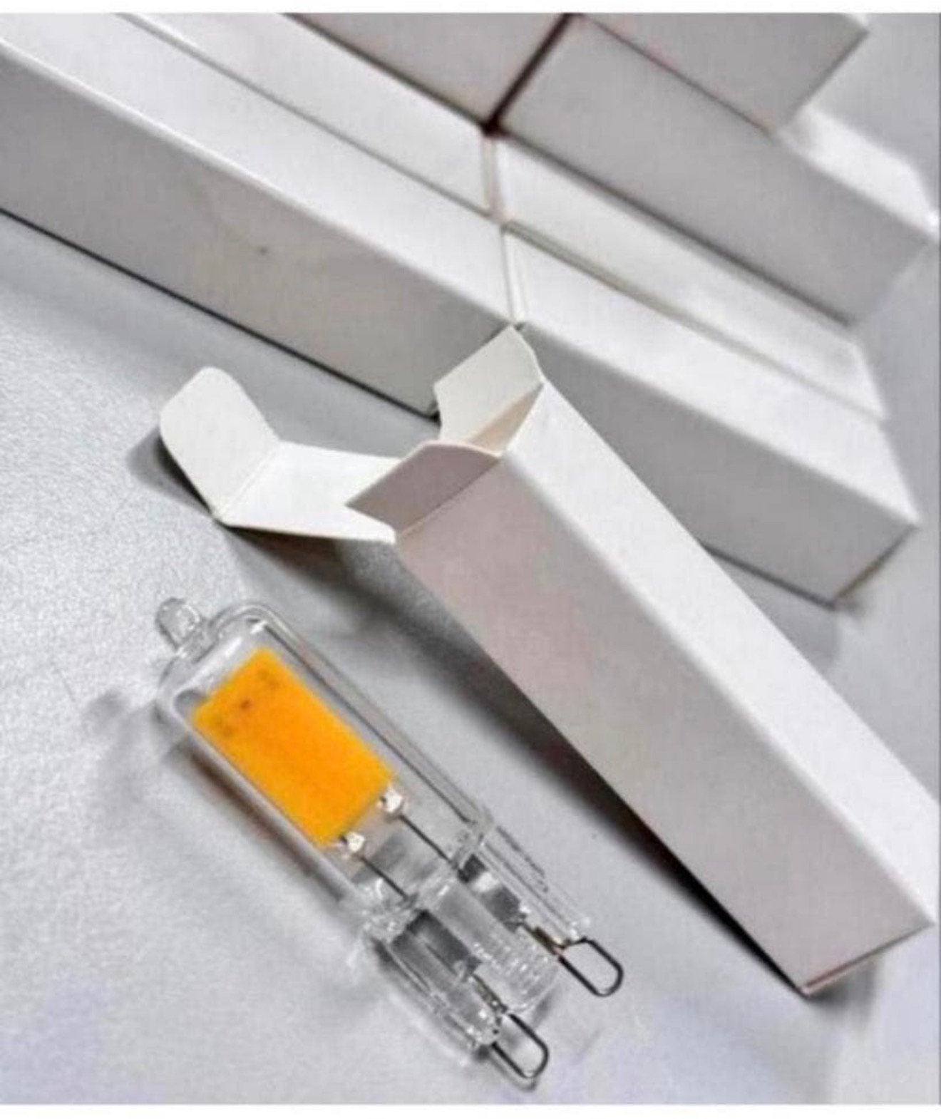 Partij 10X - LED G9 Fitting glas 5W warm wit sfeervol licht, Led-lamp, Dimbaar, Nieuw, Ophalen of Verzenden