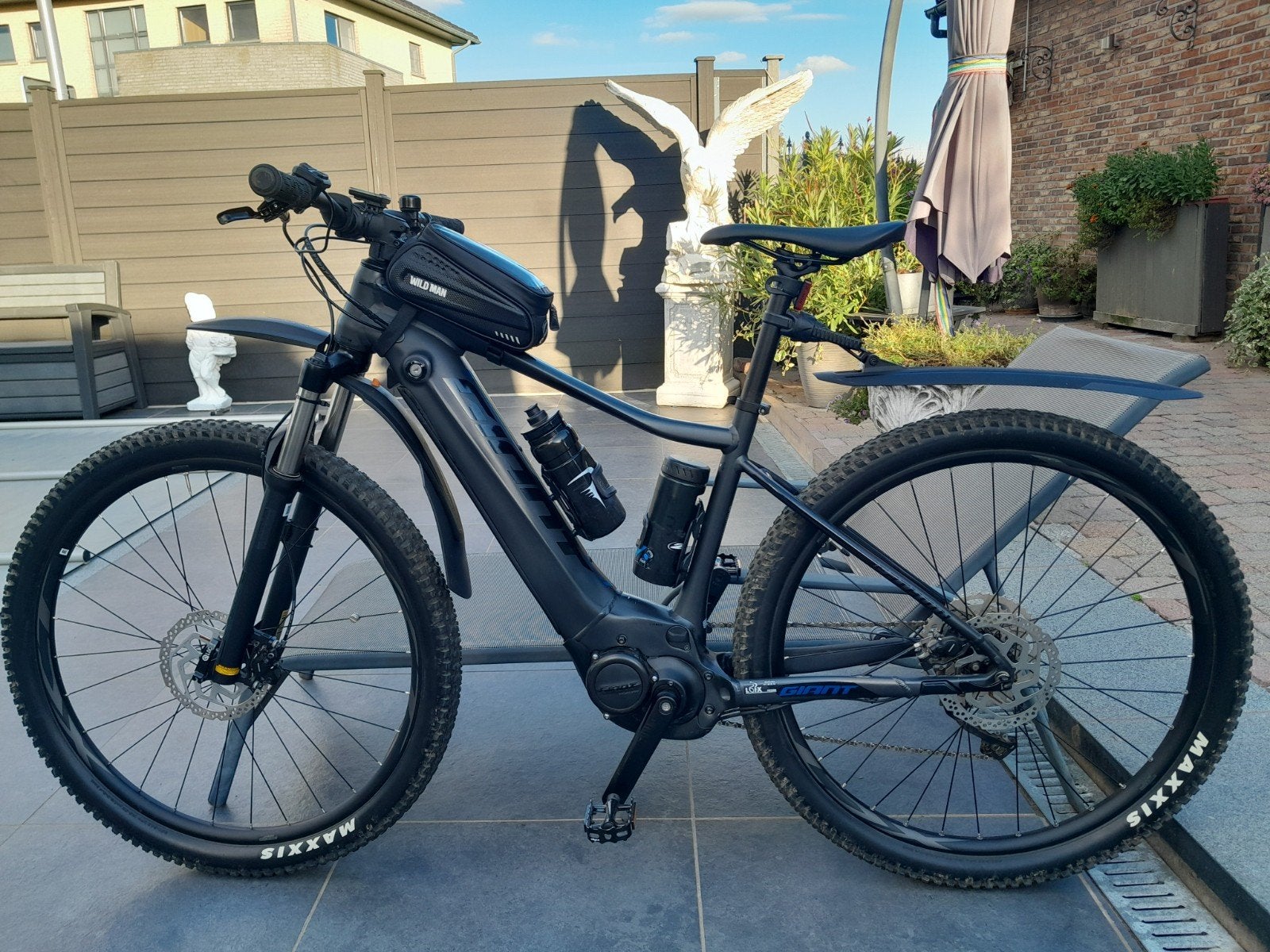 gaint elektrische mountainbike, Fietsen en Brommers, Ophalen, Zo goed als nieuw, 50 km per accu of meer, Giant