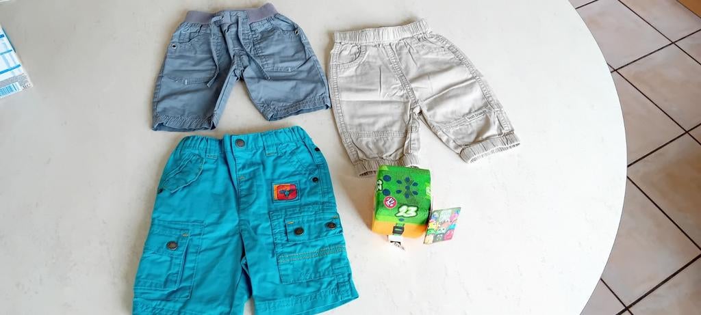 Set van 3 broeken maat 50, 56 en 71, Kinderen en Baby's, Babykleding | Maat 56, Nieuw, Jongetje, Broekje, Ophalen of Verzenden