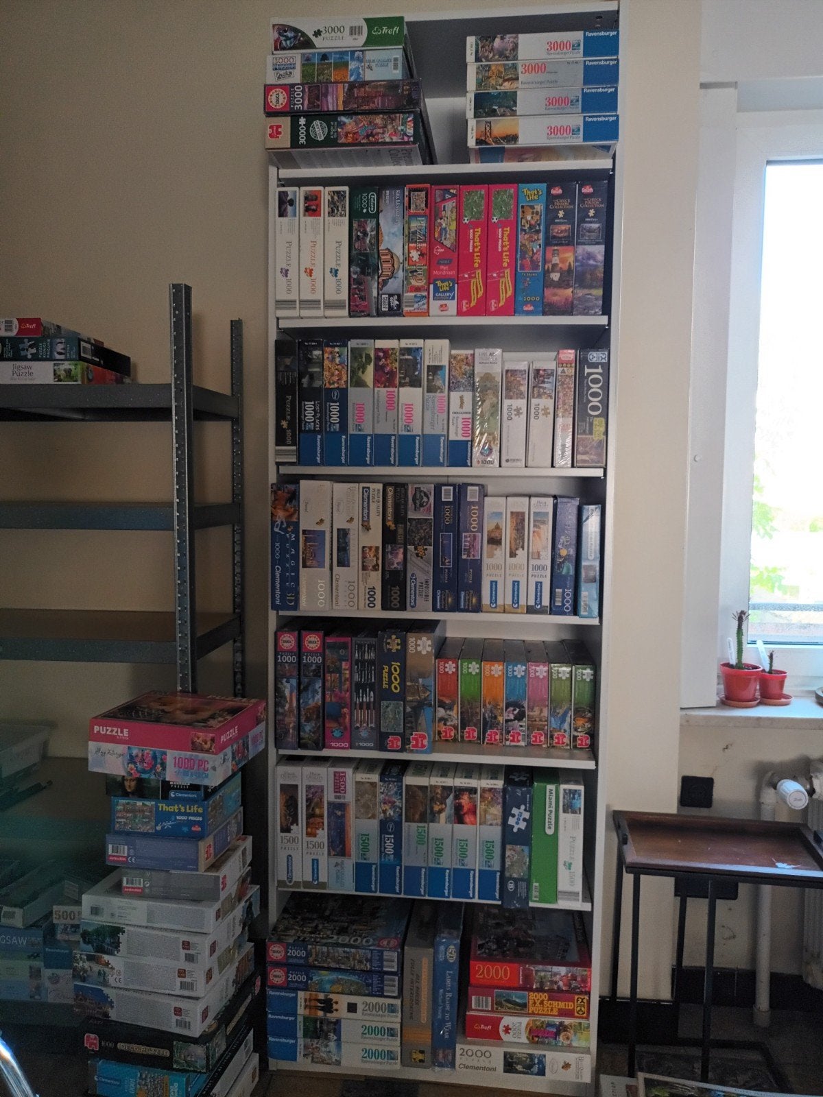 puzzels 1000 stukjes, Ophalen