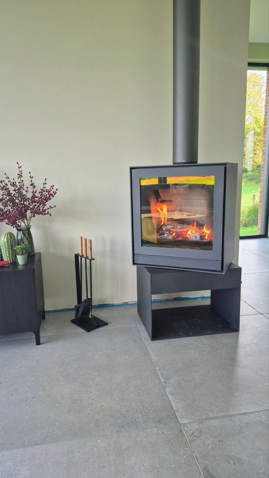 Hout kachel Nestor Martin, Huis en Inrichting, Kachels, Ophalen, Hout, Houtkachel
