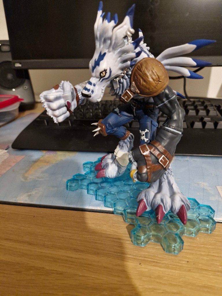Digimon Weregarurumon Beeldje, Ophalen of Verzenden, Zo goed als nieuw
