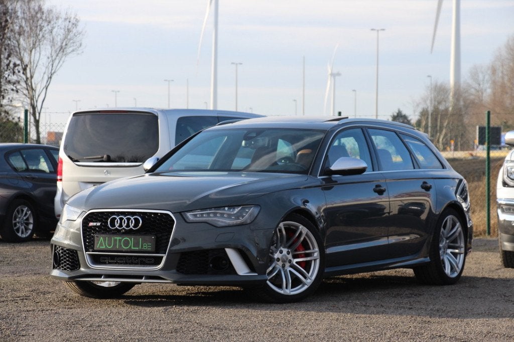 Audi RS6 Avant 4.0 V8 TFSI Quattro, Autos, Audi, Entreprise, Achat, RS6, Essence, Break, 4 portes, Automatique, Argent ou Gris