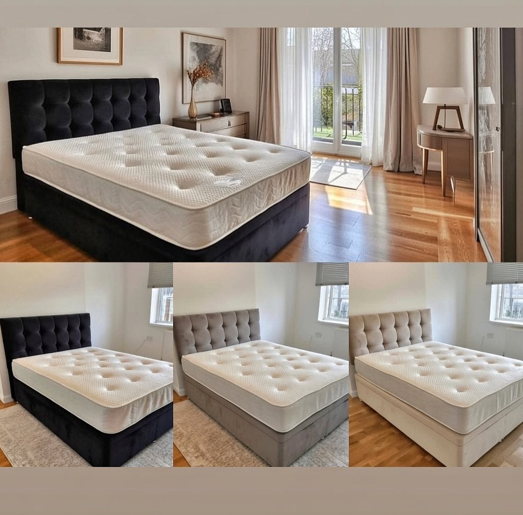 tweepersoonsbed en matras, Verzenden, Nieuw, Tweepersoons, Overige kleuren