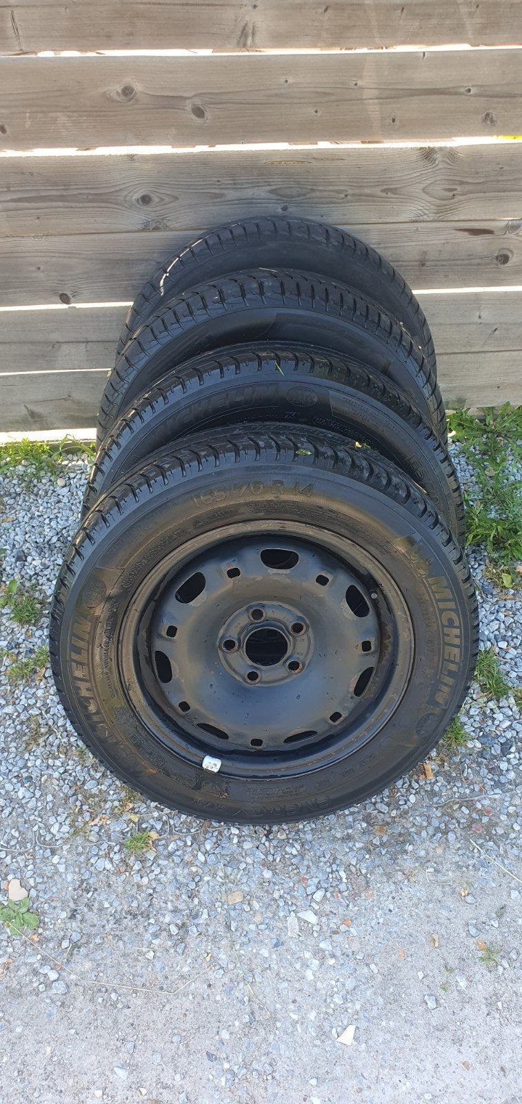 Set Wielen met banden, Auto-onderdelen, Banden en Velgen, Ophalen, 14 inch, Gebruikt, Banden en Velgen