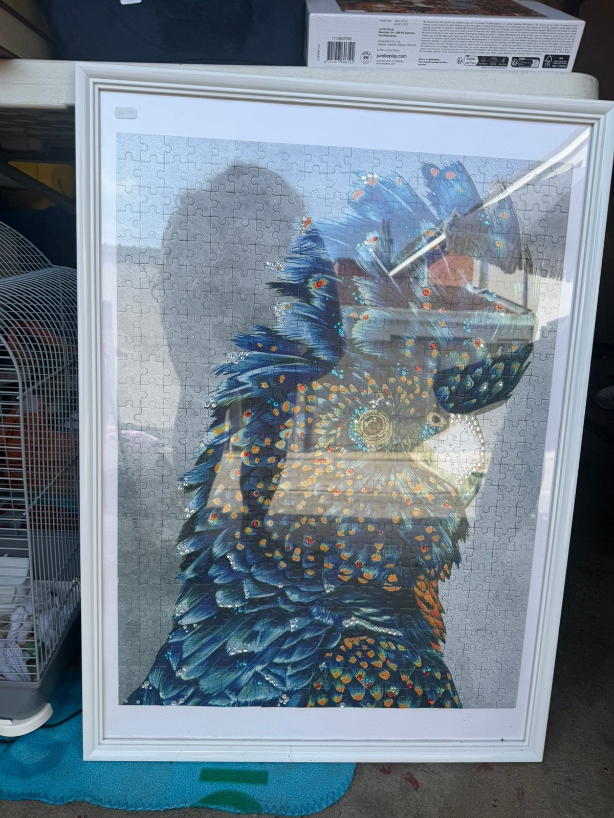 Puzzel ingekaderd, Antiek en Kunst, Ophalen