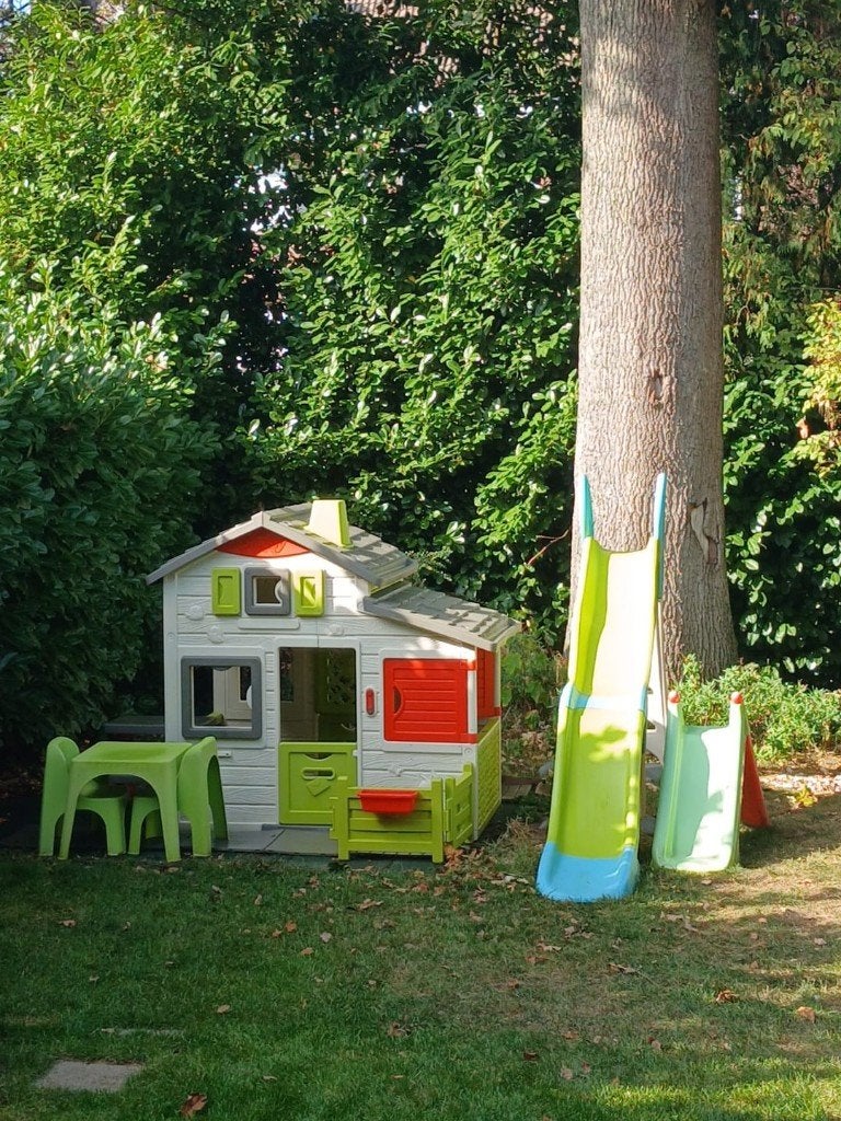 Smoby Slide en het huis, Ophalen, Zo goed als nieuw, Plastic