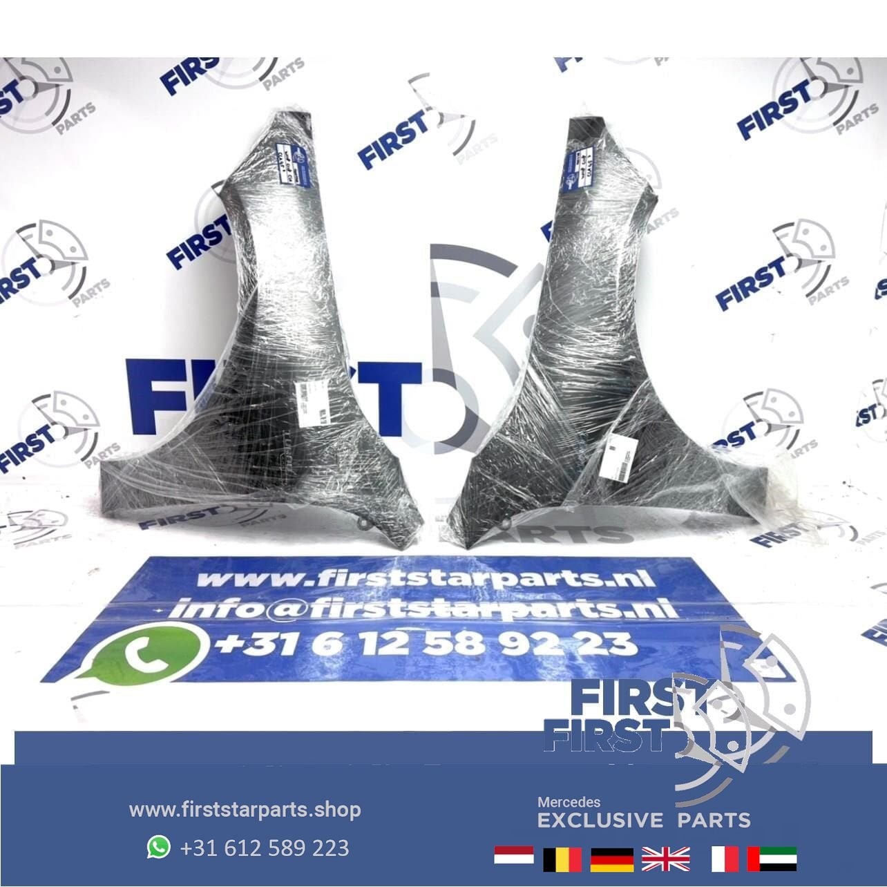 W118 CLA 45 AMG ZIJSCHERM RECHTS Mercedes CLA45 CLA45S 2018-, Garde-boue, Droite, Utilisé, -