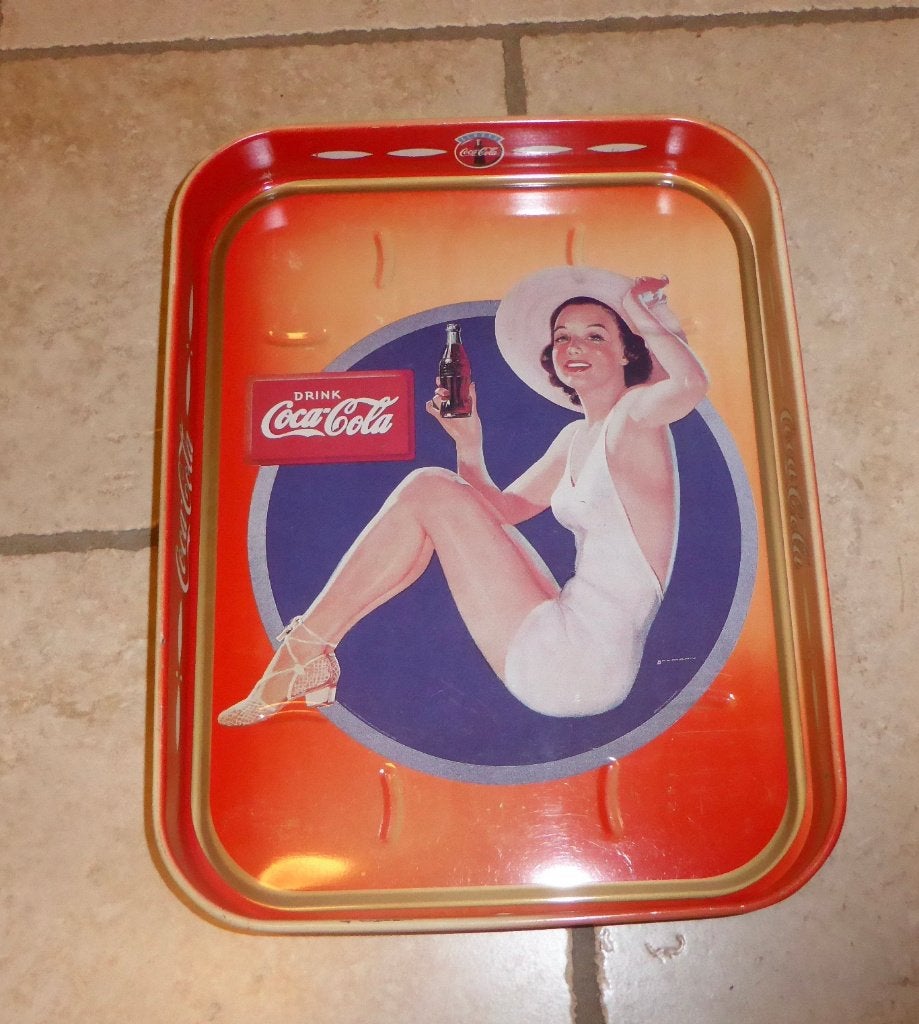 Serveerschaal " Coca Cola ", Ophalen, Zo goed als nieuw