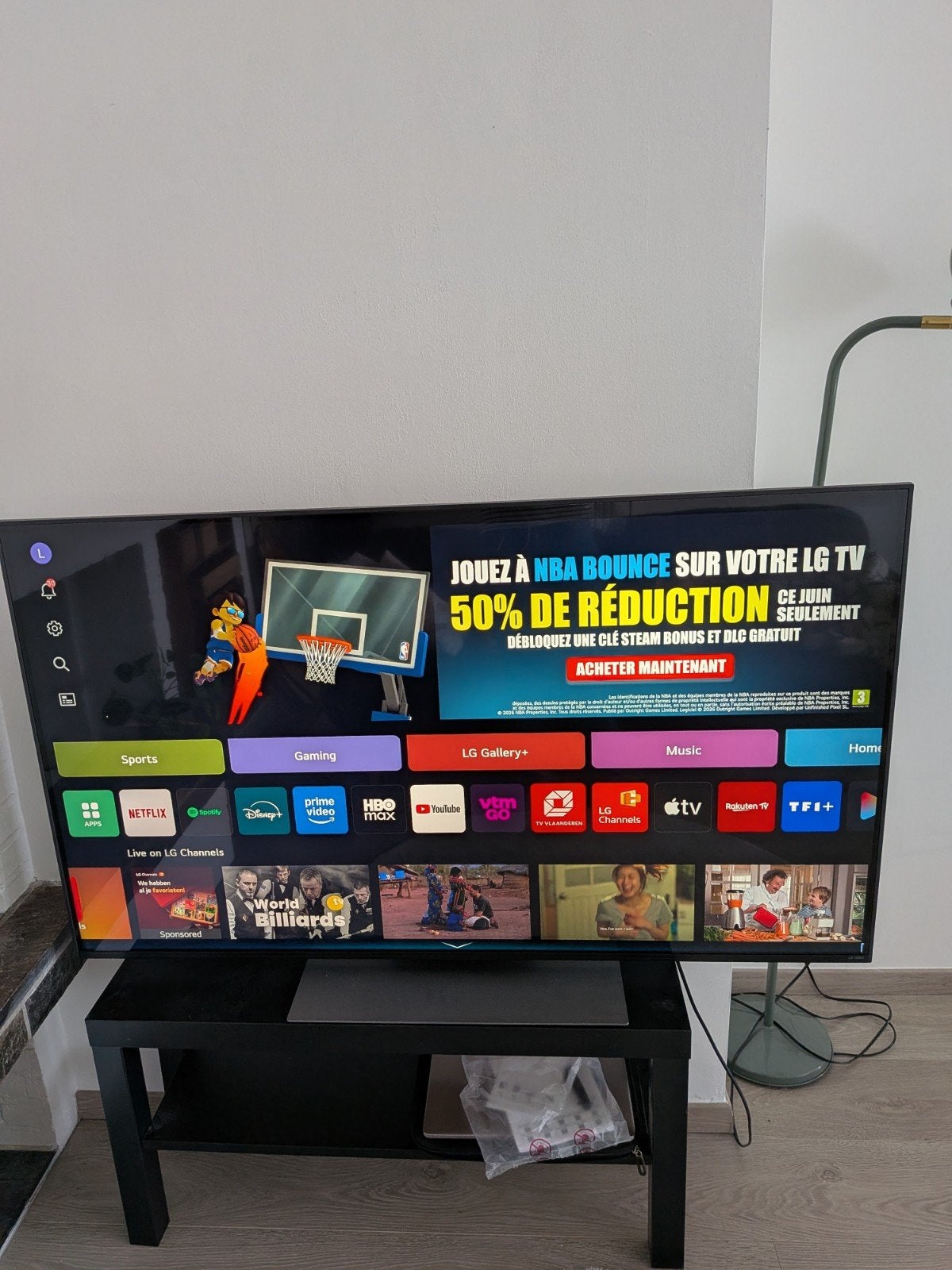 Smart TV LG 55QNED87T6B, Audio, Tv en Foto, Televisies, Ophalen, Zo goed als nieuw, LG, Smart TV