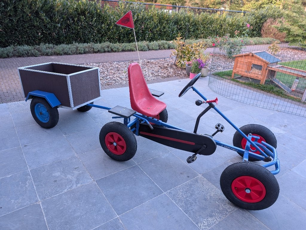 Berg gocart met aanhangwagen, Enlèvement, Comme neuf, Berg, Avec chariot ou remorque