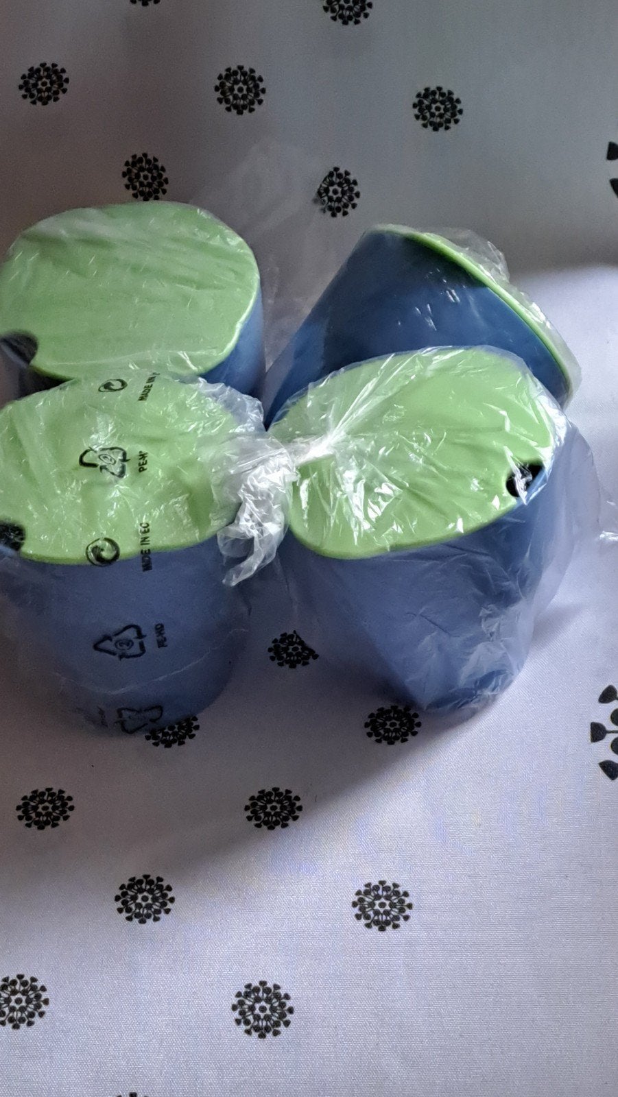 Tupperware 5 suiker/confituurpotjes Nieuw, Ophalen of Verzenden, Nieuw, Met deksel