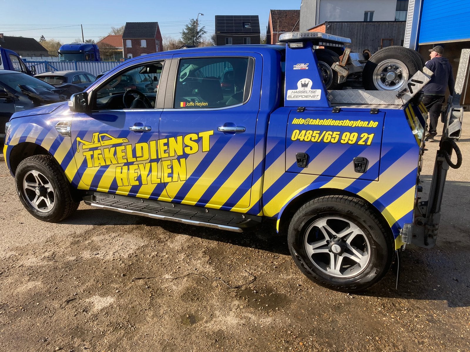 Takelwagen ranger 2l biturbo 12/2020, Auto's, Automaat, Blauw, Leder, Diesel