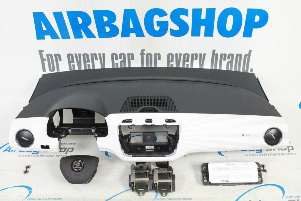 Airbag kit Tableau de bord blanc beats Skoda Citigo, Enlèvement ou Envoi, Utilisé