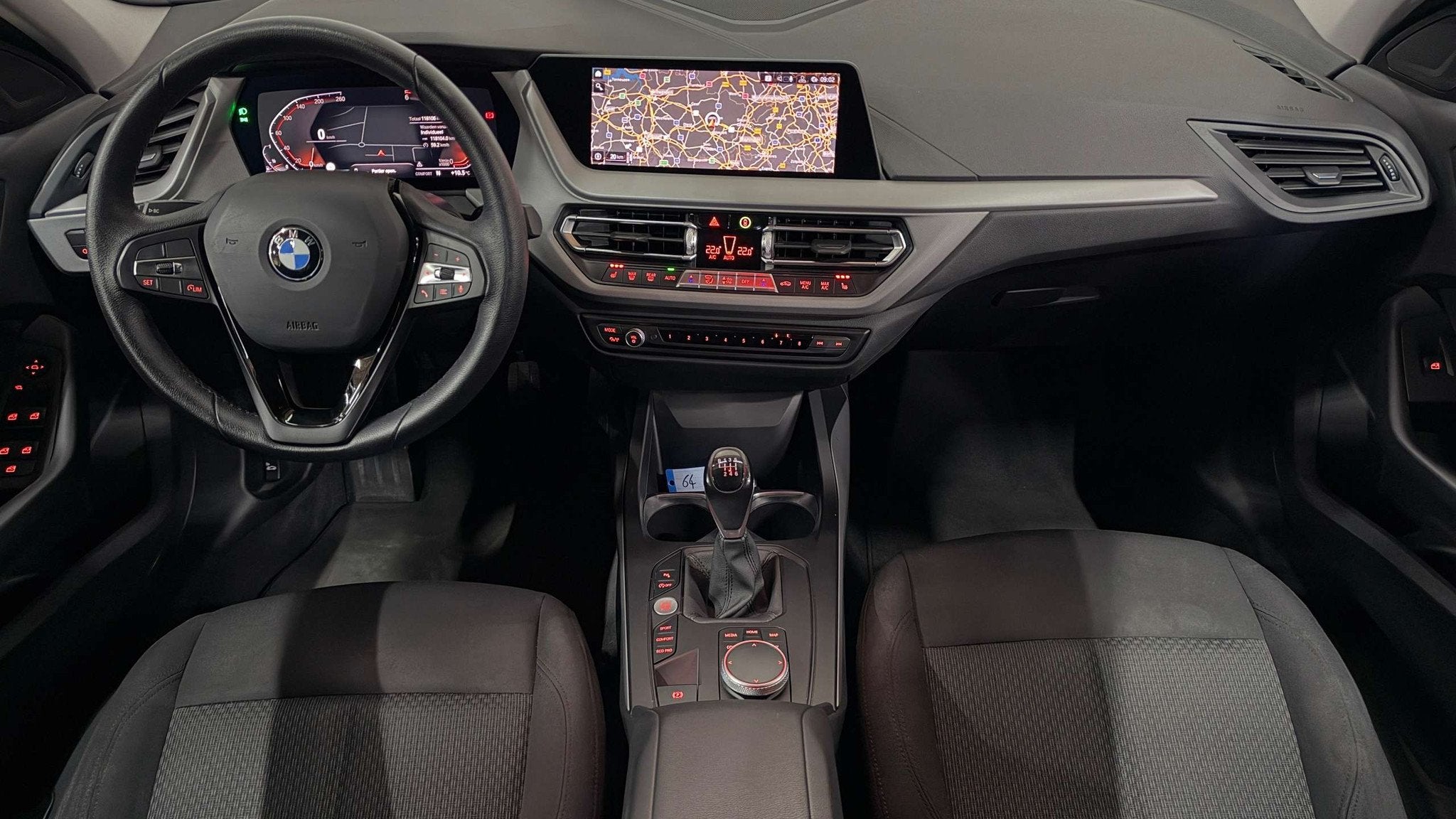 BMW 116 d | 118.000km | 2020 | Garantie | EURO 6d, Autos, Achat, Euro 6, Entreprise, Noir