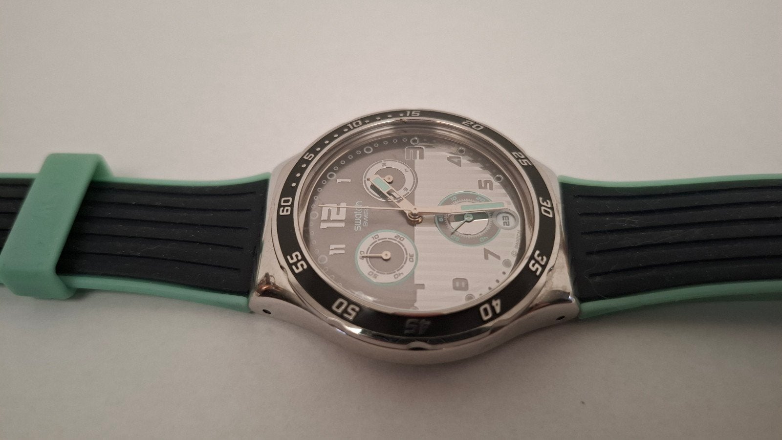 Swatch Irony Chrono — Show Up (YCS524) in zeer goede staat, Ophalen of Verzenden