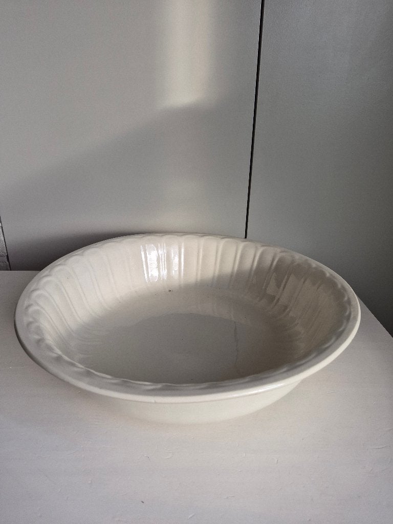 witte schaal keramiek, Ophalen