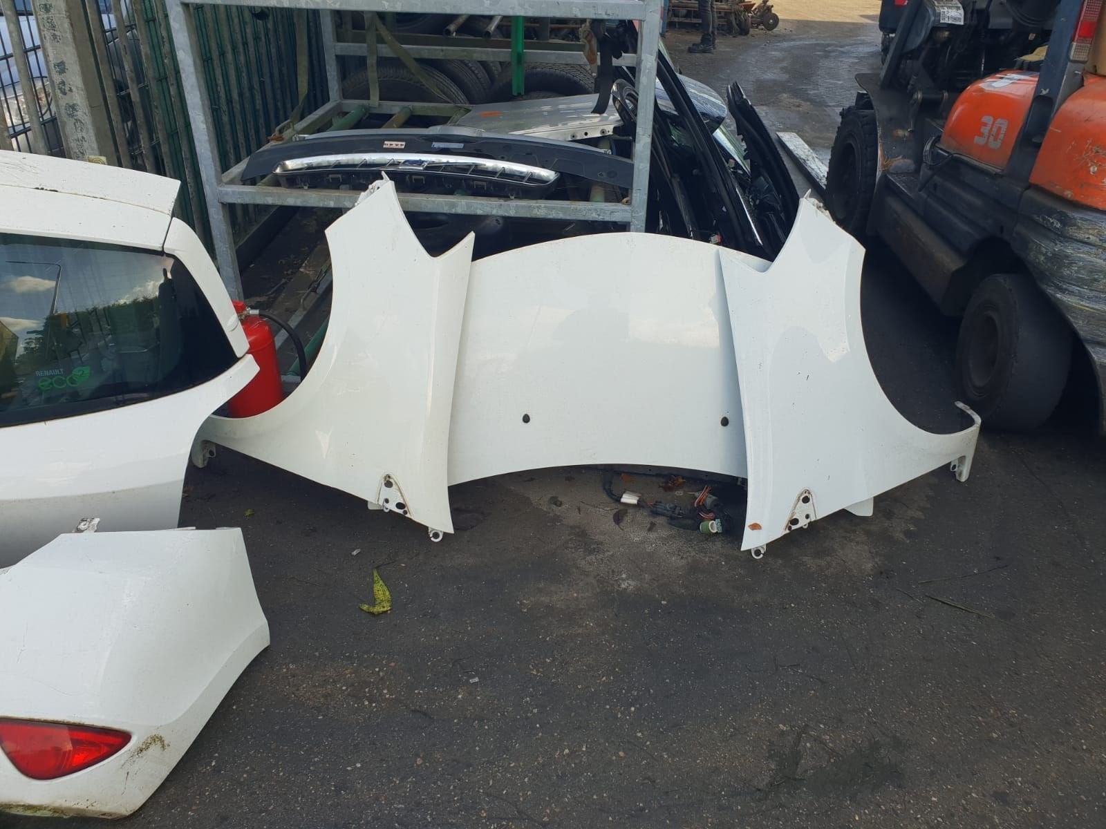 RENAULT CLIO 3 FACLIFT MOTORKAP +VOORSCHERMEN  BJ  2009 TOT, Renault, -, Utilisé, -