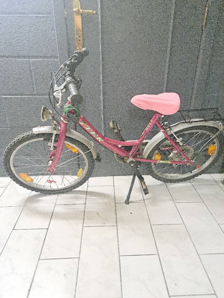 Kinder fiets, Ophalen, Gebruikt