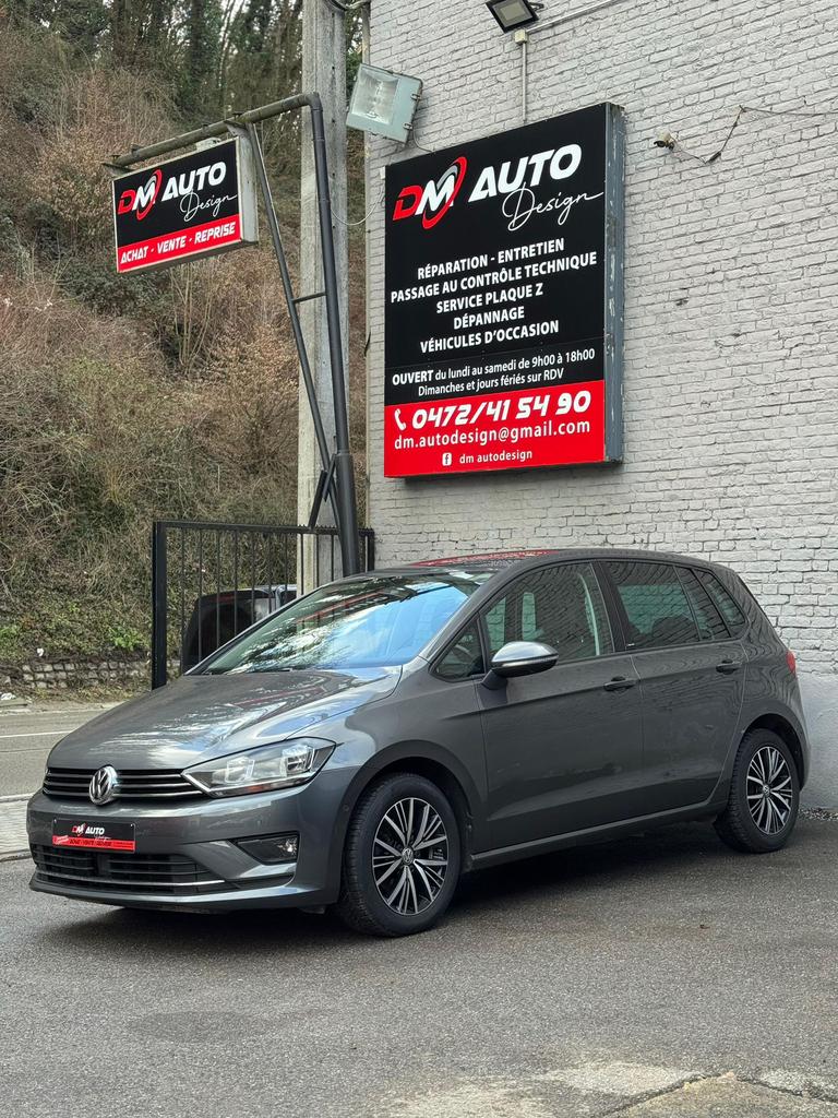 VW SPORTVAN 1.6 TDI 2017 1er Propriétaire 109.000 km, Argent ou Gris, Euro 6, Entreprise, Anti démarrage