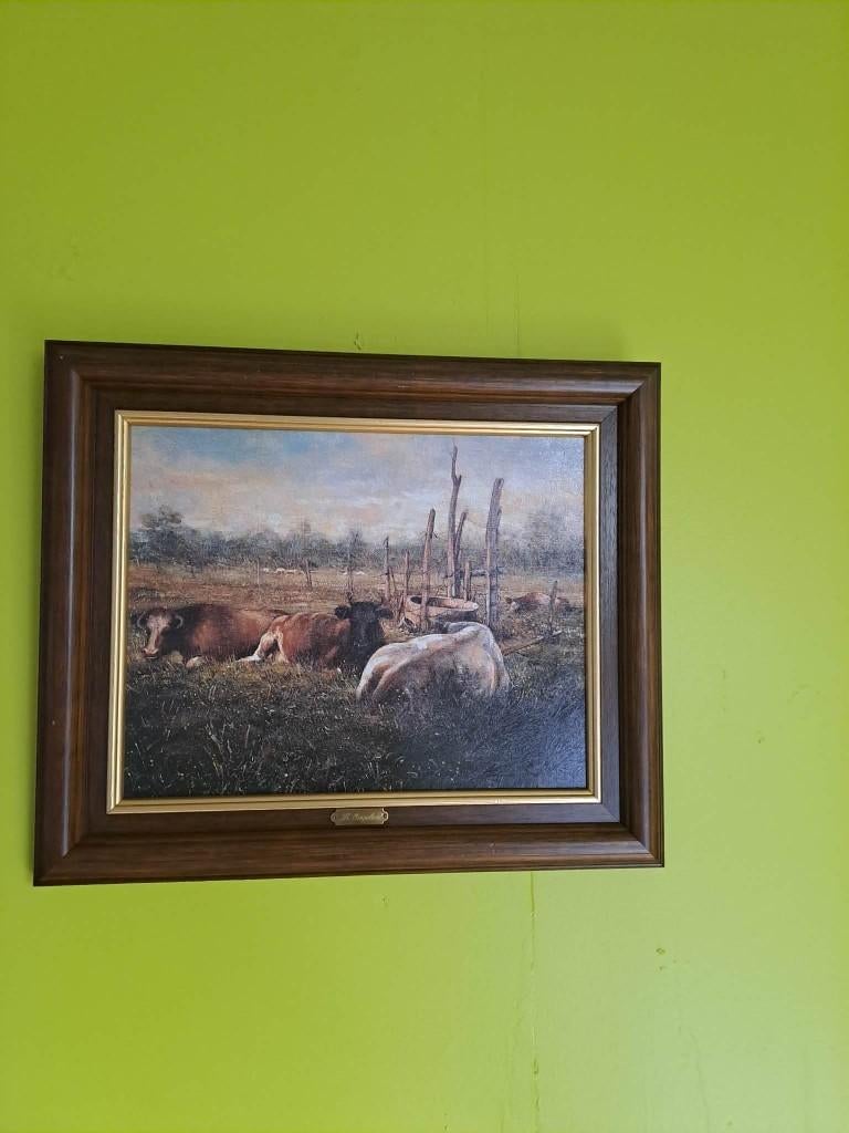 Reproductie schilderij van  Kunstschilder "Léon Engelen ", Antiek en Kunst, Ophalen