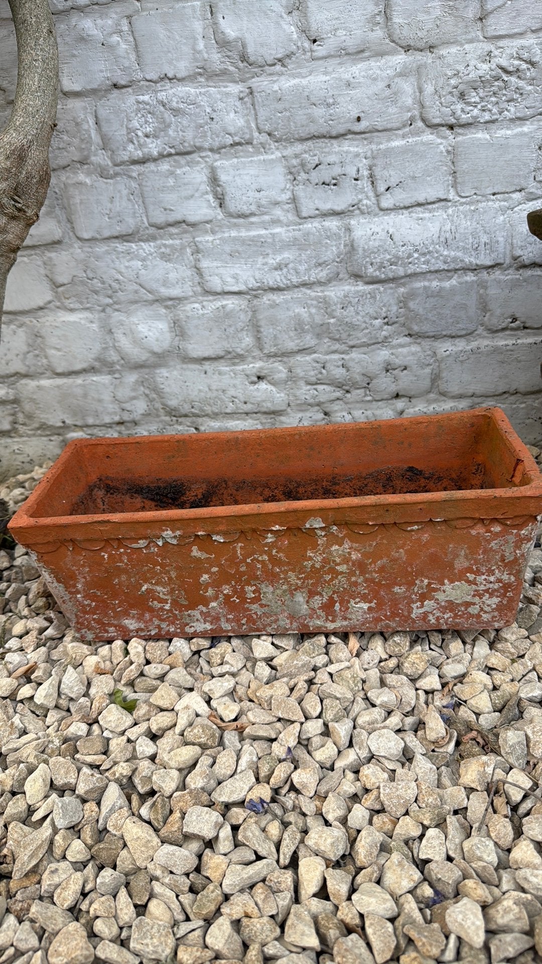 Terracotta bloembak, Tuin en Terras, Ophalen, Gebruikt