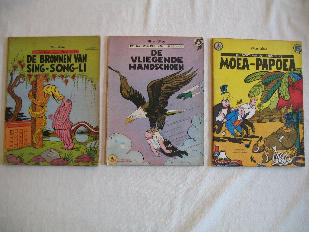 De avonturen van Nero en Co, 1e reeks nrs 16, 20, 23, Meerdere stripboeken, Ophalen of Verzenden