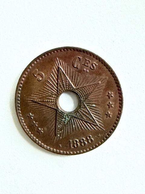 Congo 1888, Verzenden, Overige landen, Losse munt