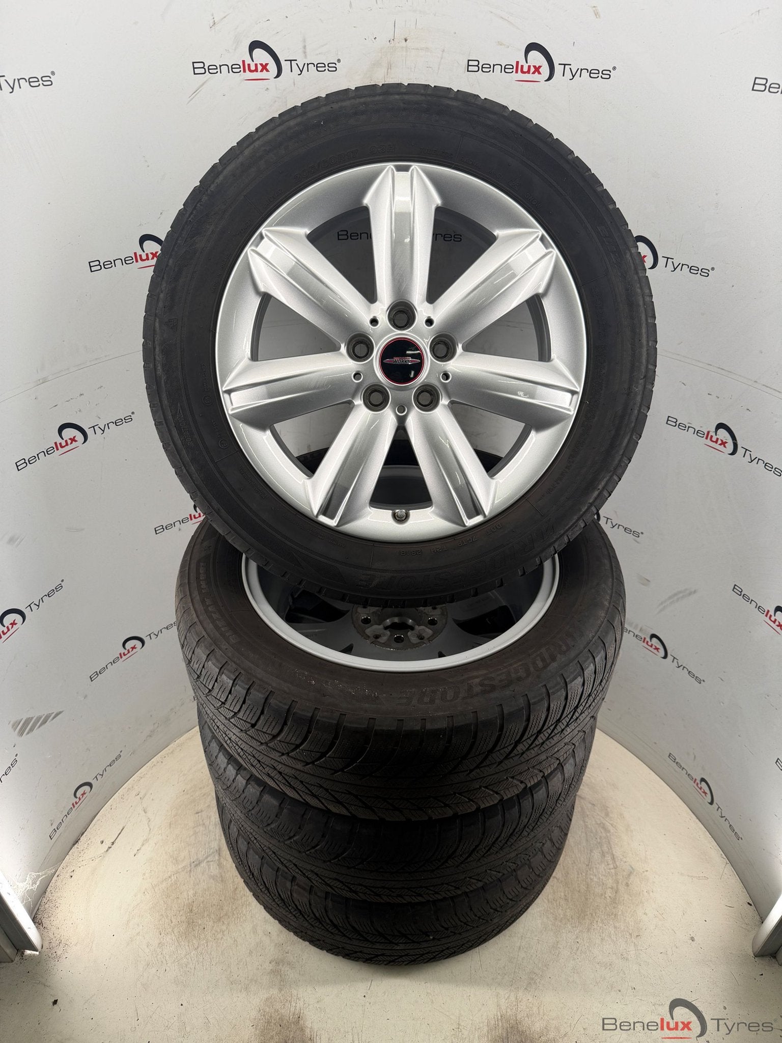 origineel Mini John Cooper Works Countryman Country man One, Pneus et Jantes, Pneus hiver, 205 mm, 17 pouces