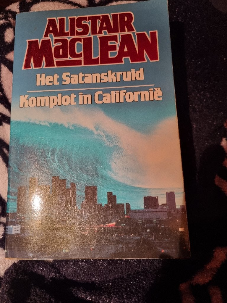 Boek Alistair MacLean-Het Satanskruid/Komplot in Californië, Gelezen, Europa overig, Alistair MacLean, Ophalen of Verzenden