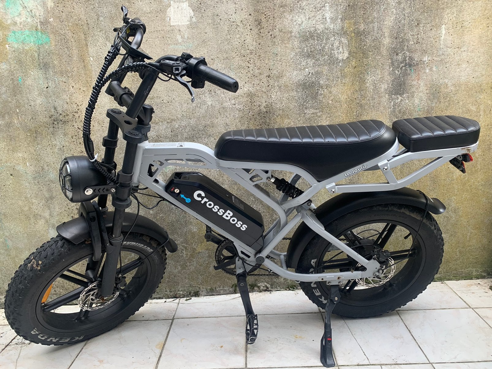 La Souris CrossBoss V20 Pro tweepersoonszadel, Fietsen en Brommers, Ophalen, Zo goed als nieuw