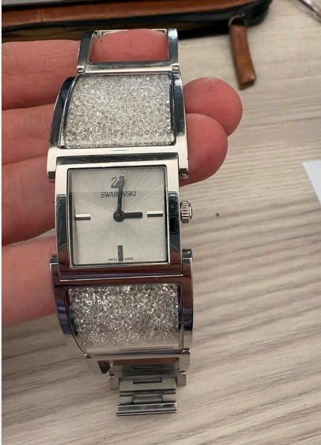 Swarovski horloge, Handtassen en Accessoires, Horloges | Dames, Ophalen, Zo goed als nieuw, Polshorloge, Overige merken