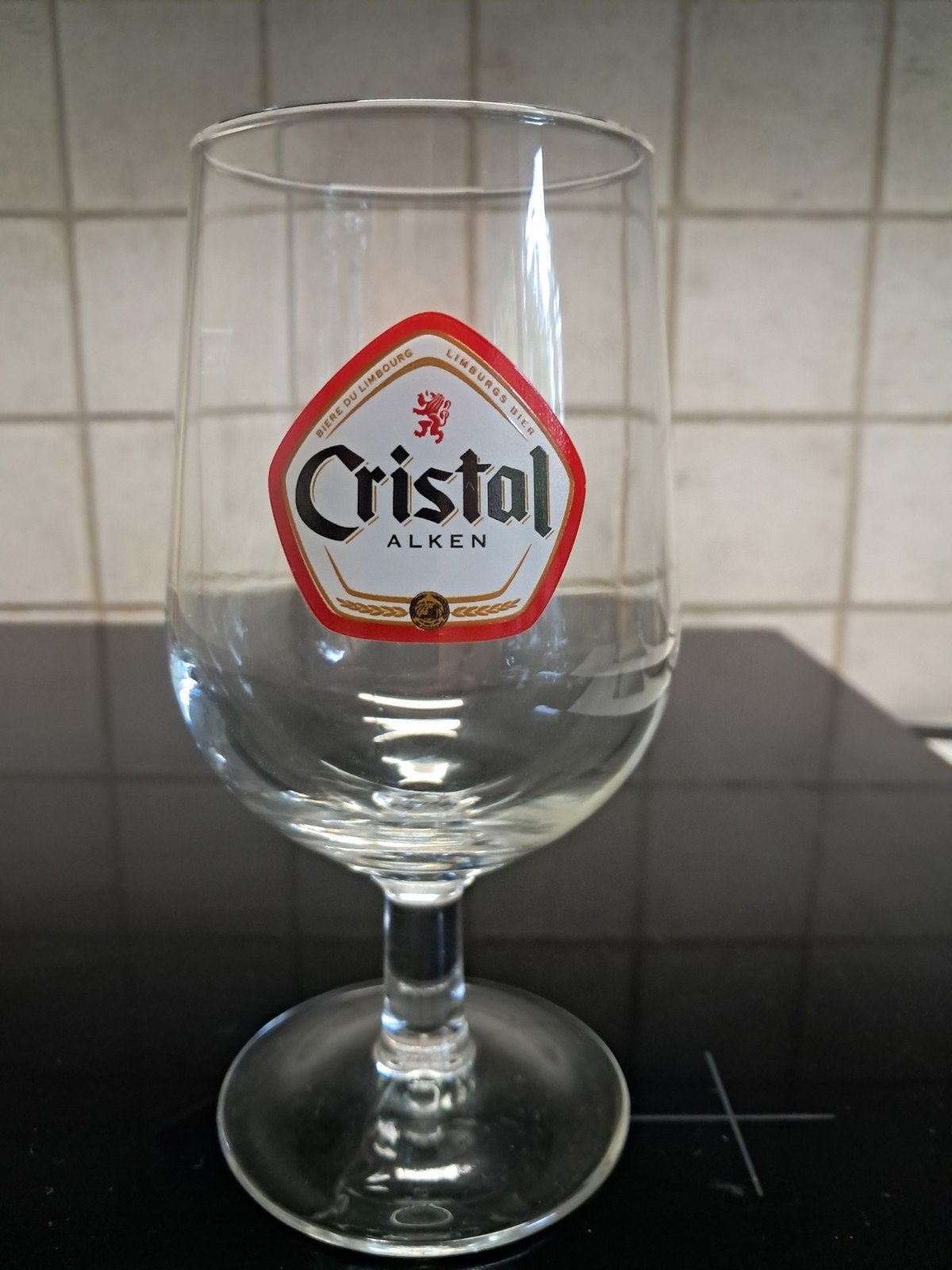Mooi glas Cristal Alken, Verzamelen, Biermerken, Ophalen